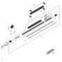 Drive Tube Assembly for Stihl HLA 140 K-BHedgetrimmer