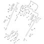 Handle Assembly for Stihl RM 4.0 RT Mower