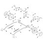 Rear Axle, Height Adjustment Assembly for Stihl RM 4.0 RT Mower