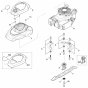 Engine, Blade Assembly for Stihl RM 4.0 RT Mower
