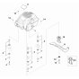Engine Blade Assembly for Stihl RM 545 T Mower