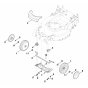 Front Axle Cover Housing Assembly for Stihl RM 655 RS Mower