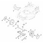 Front Axle Cover Housing Assembly for Stihl RM 655 VS Mower