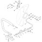 Handlebar, Water Connection Assembly for Stihl TSA500 Disc Cutter
