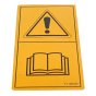 Read Handbook Decal for Terex TA6, TA9 Dumper - OEM No. T118529