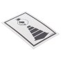 Decal Hand Throttle for Hikoki DX75L Tractor - OEM No. T118537
