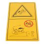Decal 'Driving On Hill ' 1 In 4 for Terex TA3, TA3S, TA3H, TA3SH Dumpers - OEM No. T119902