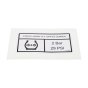 Decal Tyre Pressure Starco 2 Bar for Terex TA3H, TA3SH & TA3.5SH Dumpers - OEM No. T131815