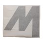 Decal - Mecalac 'M' Logo- 500mm - Grey for Terex TA3, TA3S, TA3H, TA3SH Dumpers - OEM No. T160505