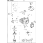 Engine Assembly for Husqvarna TF 225