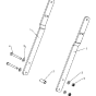 Handle Assembly for Husqvarna TF 225