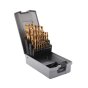 Lyndon 1-13mm TiN Coated Flute Ground 25 Piece Drill Set with Split Point