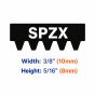 SPZX Toothed V-Belts