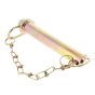 Tow Pin 1.1/8" x 6" c/w Chains and Lynch Pin