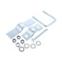 Universal Spare Trailer Wheel Carrier for 50-60mm Square Drawbars
