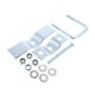 Universal Spare Trailer Wheel Carrier for 50-60mm Square Drawbars