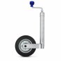 42mm Jockey Wheel, Smooth Tube, 100kg, 200mm Steel Wheel - Maypole