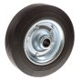 Jockey Wheel Spare 200 x 48mm, 20mm Bore, Rubber on Steel Rim - Maypole