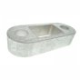 Towball Spacer Block 25mm (1 Inch) Aluminium, 90mm Centres, 50mm Ball