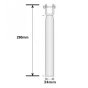 Stem Post 34 x 290mm Fits Boat Trailer Side Roller & Channel Brackets