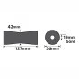 Keel Vee Roller 42-56 Dia x 127mm bore 19mm fits Boat Trailer Brackets