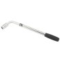 Extendable Wheel Wrench 355mm-530mm with 2 Reversible Sockets for Automotive Use