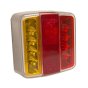 Lamp - 12/24v LED Rear Combi Stop/Tail/Ind/NPL with 150mm Cable BK