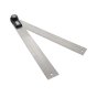 300mm Digital Angle Rule - 0° to 360° Range, Stainless Steel, Metric and Imperial