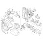 Bosch UNEO Maxx Drill Assembly