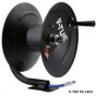 Manual Wind V-Tuf Black Hosereel - 60 - V-TUF Pressure Washer Parts - V5.1453
