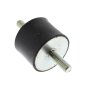 Rubber Mount Male/Male 40x30mm M8 Thread - Replaces Wacker 29044