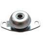 Rubber Flanged Mount M12 Oval 35mm Tall - Anti-Vibration Mount