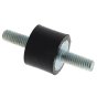 Rubber Vibration Mount Male/Male 21x15mm M6 Thread
