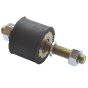 Rubber Vibration Mount Male/Male 30x25mm M8 Thread