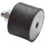 Rubber Vibration Mount Male/Female 50x35mm M10 Thread