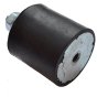Rubber Mount Male/Female 50x50mm M10 Thread