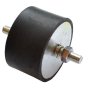 Rubber Mount Male/Male 60x35mm M8 Thread