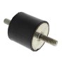 50mm Diameter x 45mm Rubber Engine Vibration Mount M10 Male Thread