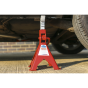 Axle Stands (Pair) 3tonne Capacity per Stand Ratchet Type Sealey Part No. VS2003