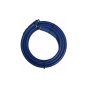 10m 1 Wire, 3/8" 155degC V-Tuf Blue Jetwash 10m With 3/8"F X 3/8"F Bsp & Cuffs - V-TUF Pressure Washer Parts - VTB13810FFYB