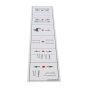 Stickers Control Distributor for Kubota Machines - OEM No. W21CS H0800