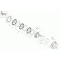 Brake Assembly for Wacker 10001