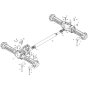Axle Assembly for DW90 Dumper
