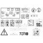 Wacker TD18 Decals