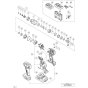 Main Assembly for Hikoki WH18DDX