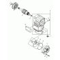 Motor Head Assembly for Wacker