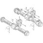 Rear Axle Assembly - Wacker EW100-2