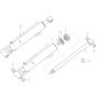 Lift Cylinder for Wacker TH744