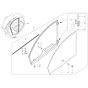 Door Assembly for Wacker TH745