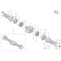 Axle Tube Assembly for TH750